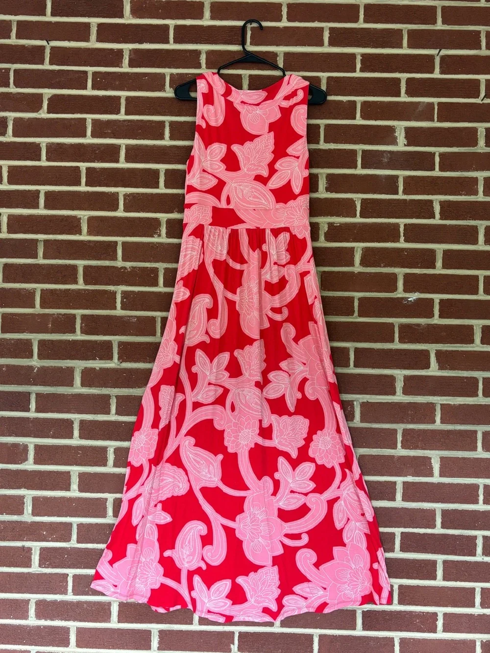 Boden: Floral Maxi Dress 8 TALL - Picture 3 of 3